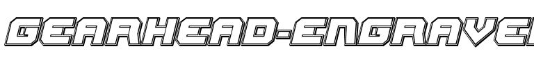 Gearhead Engraved Italic Italic.ttf