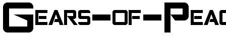 Gears of Peace Normal.ttf