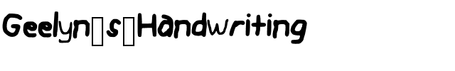 Geelyn_s_Handwriting Medium.ttf