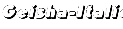 Geisha Italic.ttf