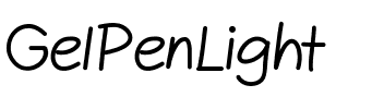 GelPenLight Light.ttf