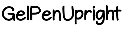 GelPenUpright Medium.ttf