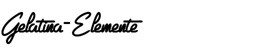 Gelatina Elemente Regular.ttf