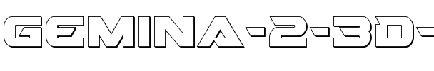 Gemina 2 3D Regular.ttf