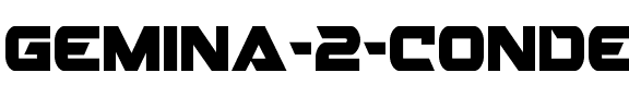 Gemina 2 Condensed Condensed.ttf
