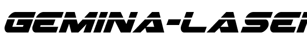 Gemina Laser Italic Italic.ttf