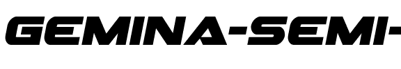 Gemina Semi-Italic Semi-Italic.ttf