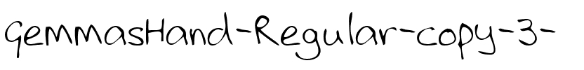 GemmasHand Regular.ttf