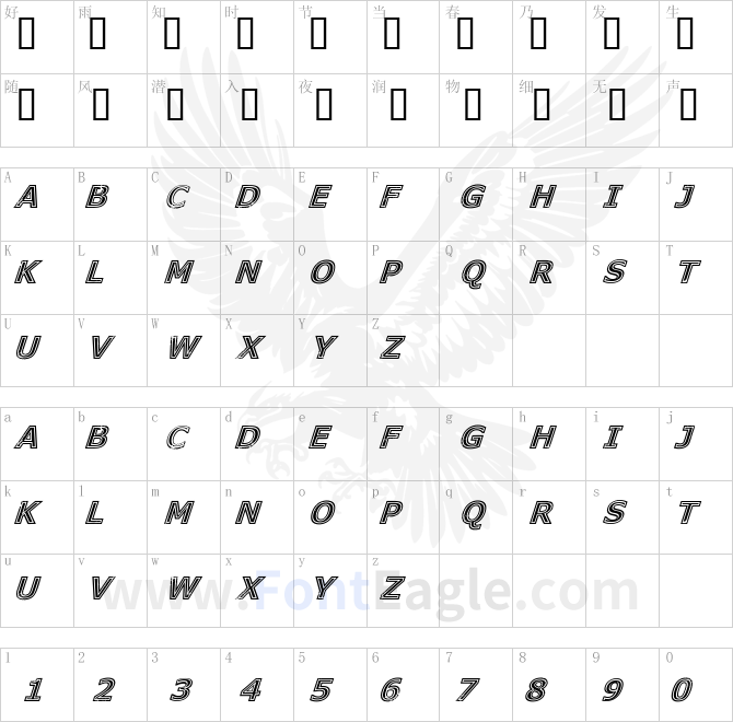 Genesee-St-Black-Italic