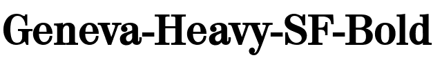 Geneva Heavy SF Bold.ttf