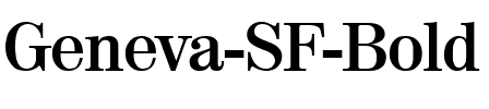 Geneva SF Bold.ttf