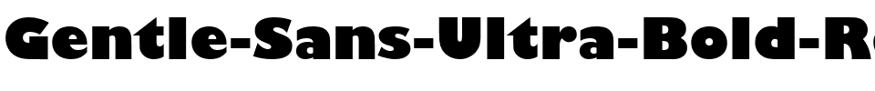 Gentle Sans Ultra Bold Regular.ttf