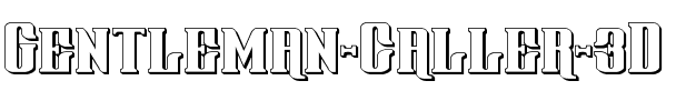 Gentleman Caller 3D Regular.ttf