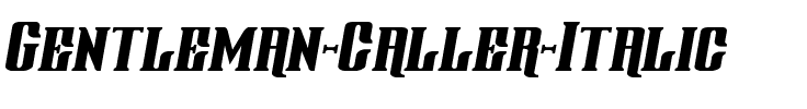 Gentleman Caller Italic Italic.ttf
