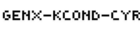 Genx KCond Cyr Regular.ttf