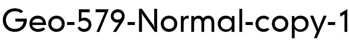 Geo 579 Normal.ttf