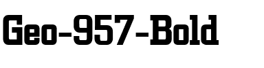 Geo 957 Bold.ttf
