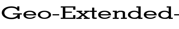 Geo Extended Normal.ttf