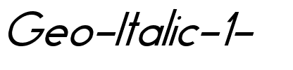 Geo Italic.ttf