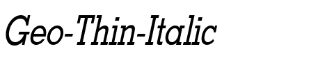 Geo Thin Italic.ttf