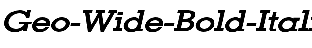 Geo Wide Bold Italic.ttf