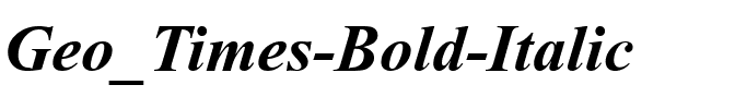 Geo_Times  Bold Italic.ttf