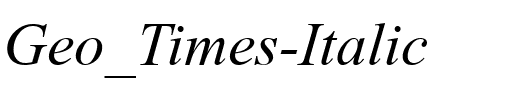 Geo_Times  Italic.ttf
