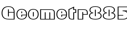 Geometr885 BT Regular.ttf