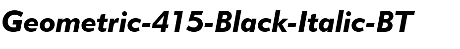 Geometr415 Blk BT Black Italic.ttf