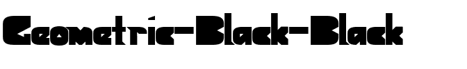 Geometric Black Black.ttf