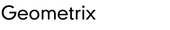 Geometrix Regular.ttf