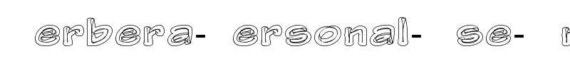 Gerbera Personal Use Only Normal.ttf