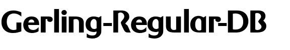 Gerling DB Regular.ttf