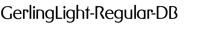 GerlingLight DB Regular.ttf