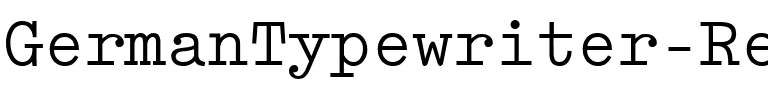 GermanTypewriter Regular.ttf