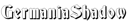 Germania Shadow Regular.otf