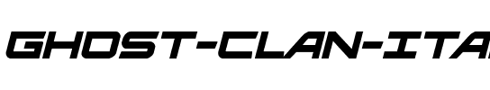 Ghost Clan Italic Italic.ttf