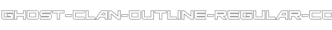 Ghost Clan Outline Regular.ttf
