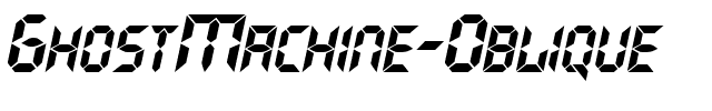 GhostMachine Oblique.ttf
