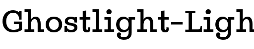 Ghostlight Light Regular.ttf