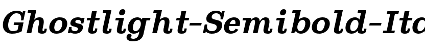 Ghostlight Semibold Italic.ttf