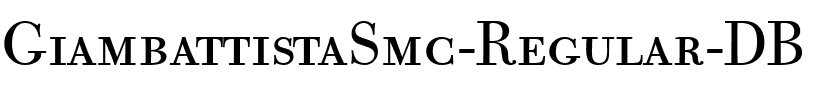 GiambattistaSmc DB Regular.ttf