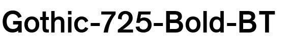 Gothic725 Bd BT Bold.ttf