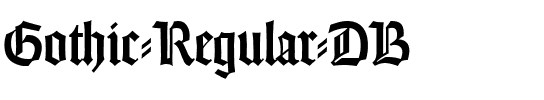 Gothic DB Regular.ttf