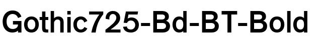 Gothic725 Bd BT Bold.ttf