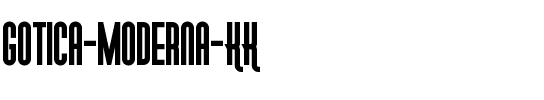 Gotica Moderna KK Negrito.ttf