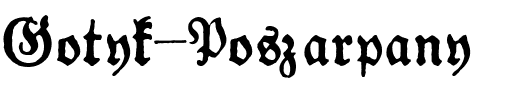 Gotyk Poszarpany Regular.ttf