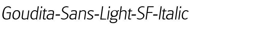 Goudita Sans Light SF Italic.ttf