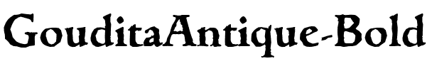 GouditaAntique Bold.ttf