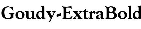 Goudy  ExtraBold.ttf